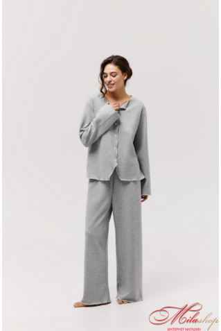 Комплект утепленої піжами на гудзиках Luna LP-026 SIRI